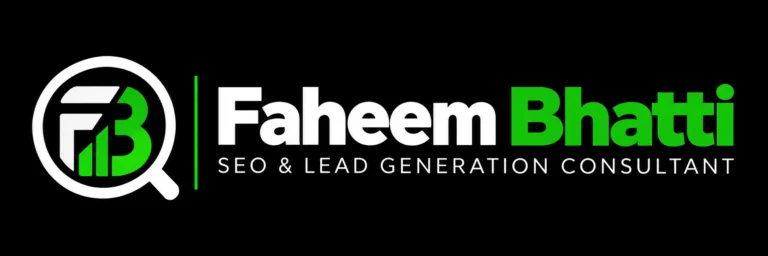 Faheem Bhatti SEO Logo Black