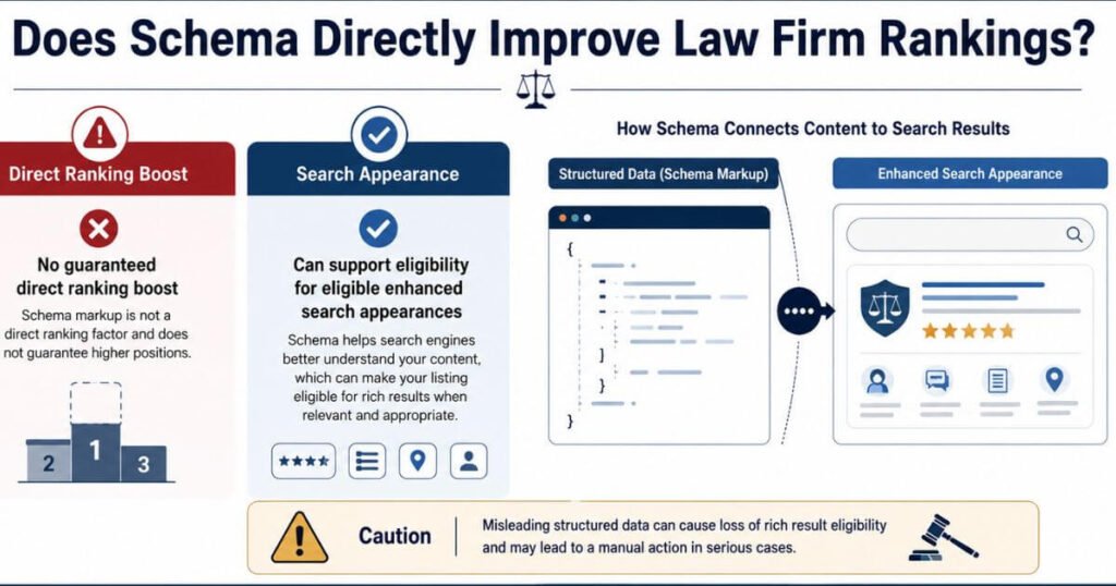 Does Schema Directly Improve Law Firm Rankings