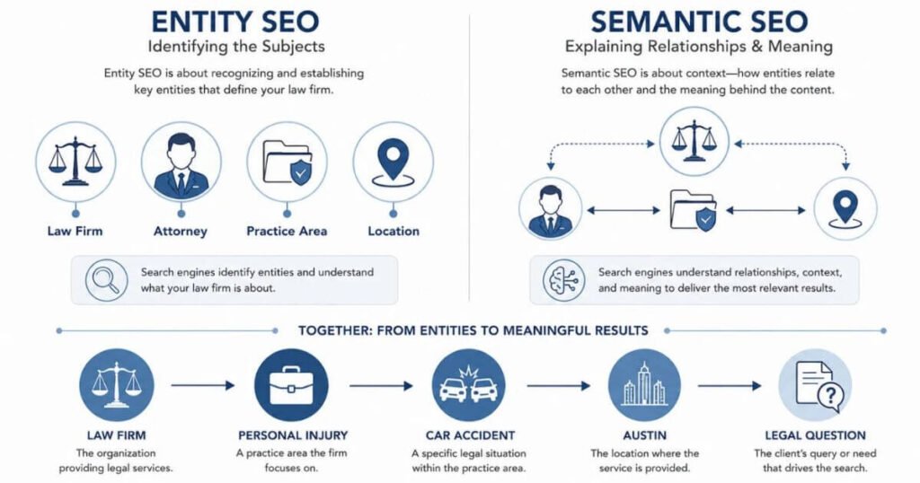 Entity SEO vs Semantic SEO 