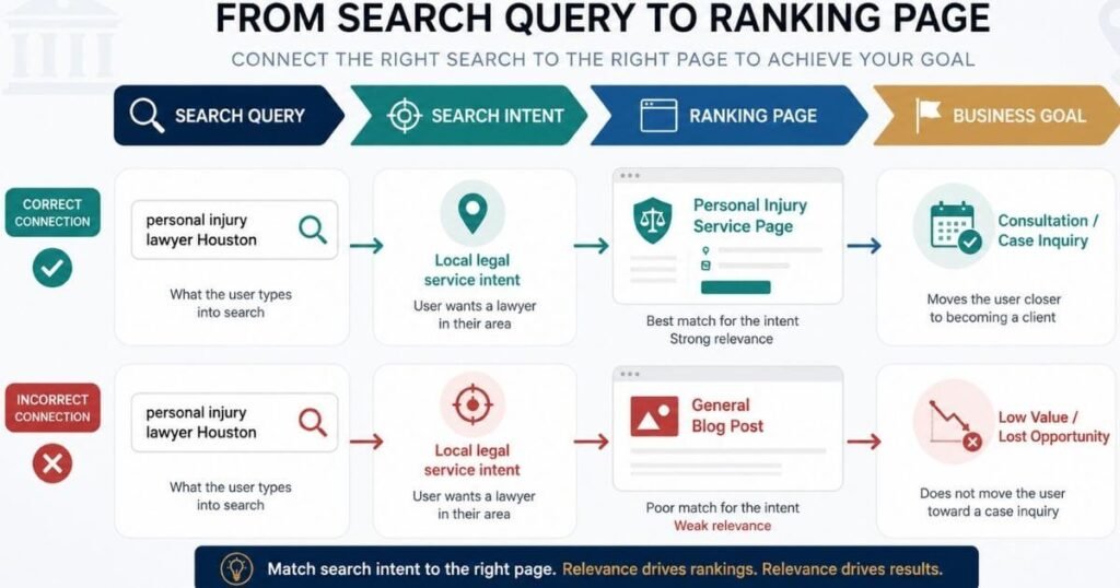 From Search Query to Ranking Page 