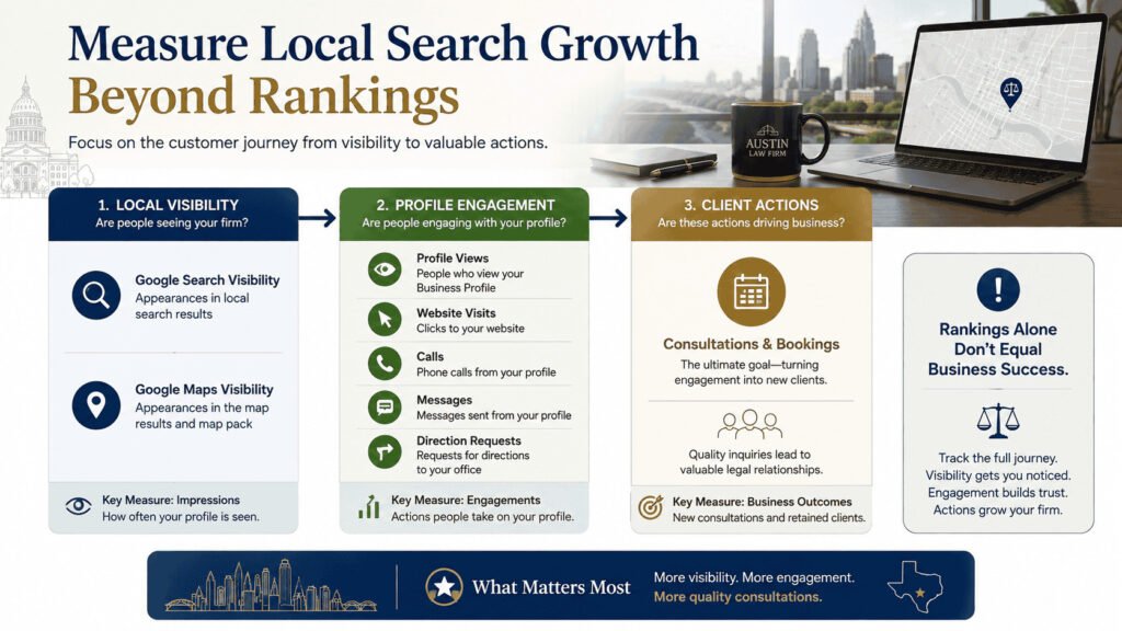 How Austin Law Firms Measure Local Search Growth