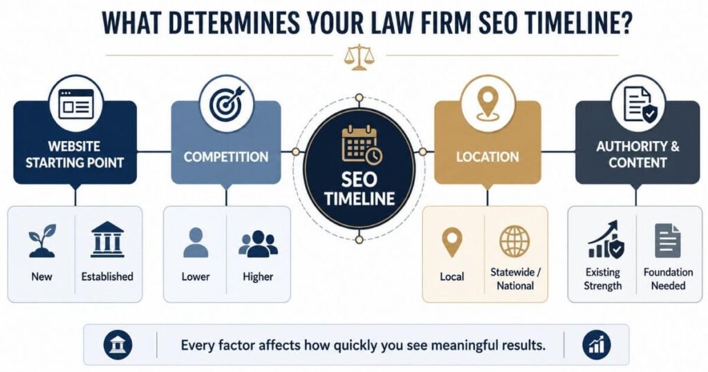 What Determines Your Law Firm SEO Timeline
