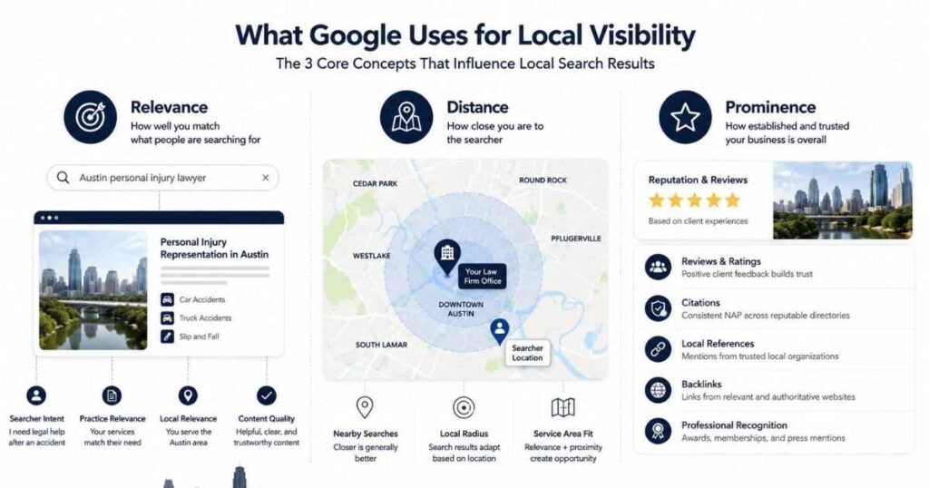 What Google Actually Uses for Local Visibility
