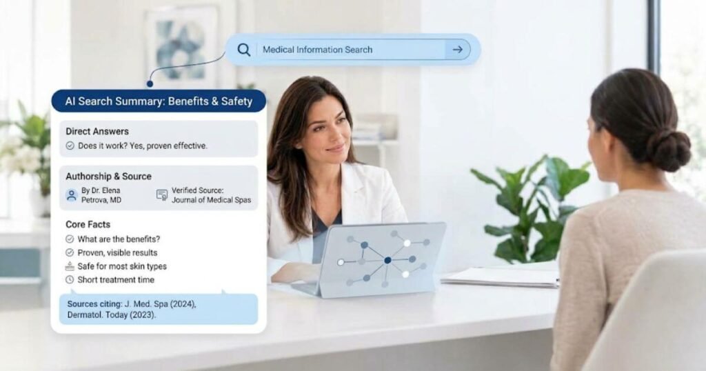 AI search for Medical spa