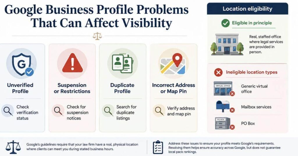 Google Business Profile Problems That Can Affect Visibility