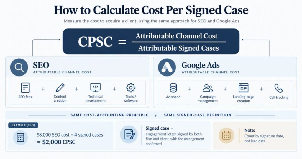 How to Calculate Cost Per Signed Case