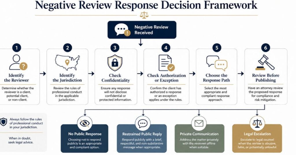 Negative Review Response Decision Framework