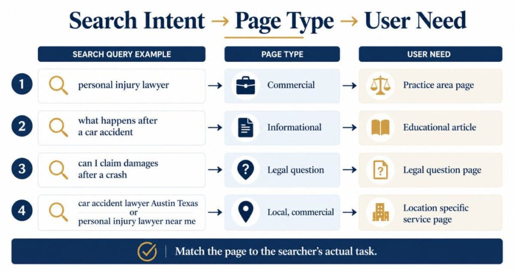 Search Intent and Law Firm Content