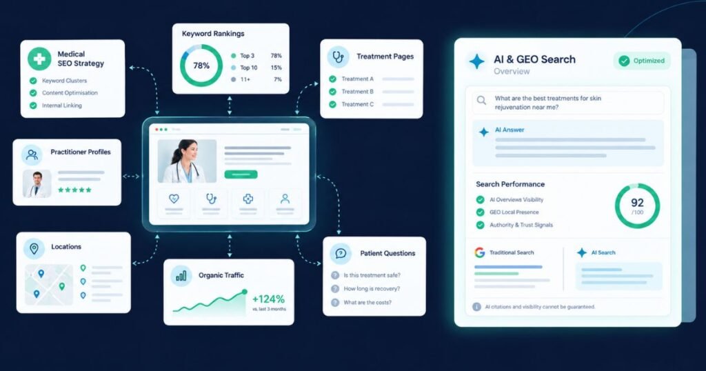 AI search for Physician SEO