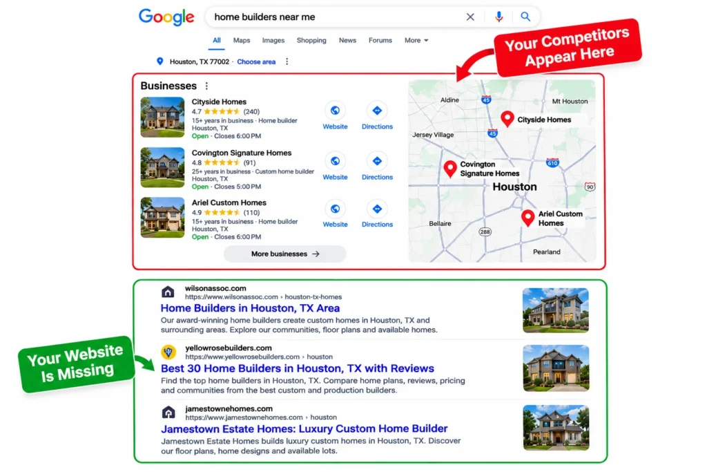 Houston Home Builder Search Result